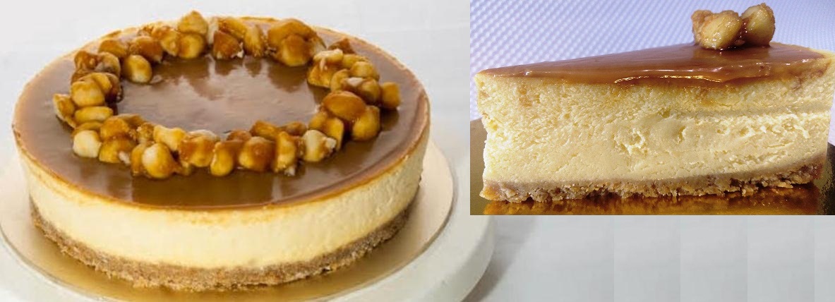 Magnifique Salted Caramel Macadamia Cheese Cake